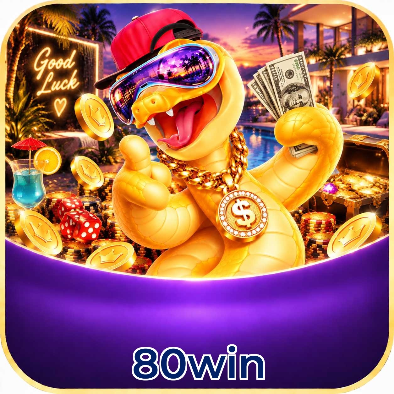 Bônus 80win R$5.000 mais 500 giros grátis com rollover justo